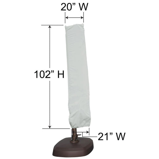 10' - 11.5' AG25T Cantilever Umbrella Cover - 102"H