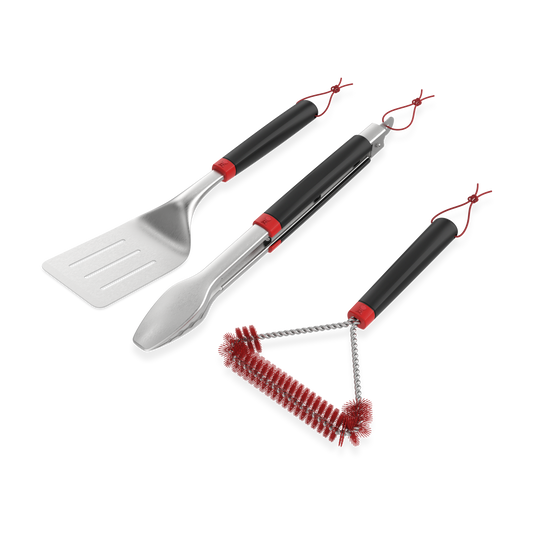 Weber Value 3pc Toolset with Spatula, Tongs & Brush