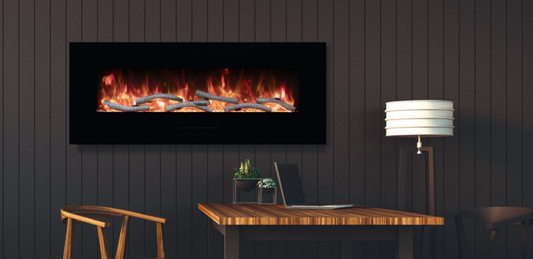 Amantii Smart 48" Flushed Wall Mount Electric Fireplace