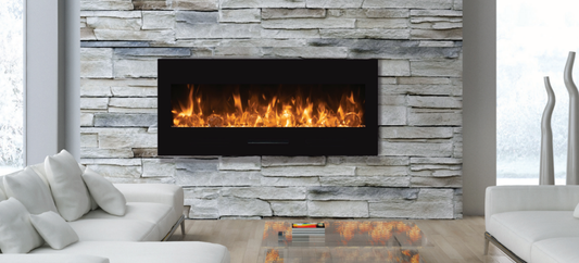 Amantii Smart 50" Flushed Wall Mount Electric Fireplace