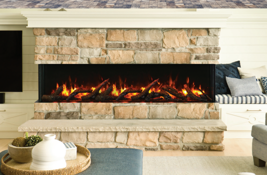 Amantii 72" Tru View Slim Smart Electric Fireplace