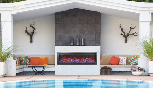 Amantii 74" Symmetry Bespoke Electric Fireplace