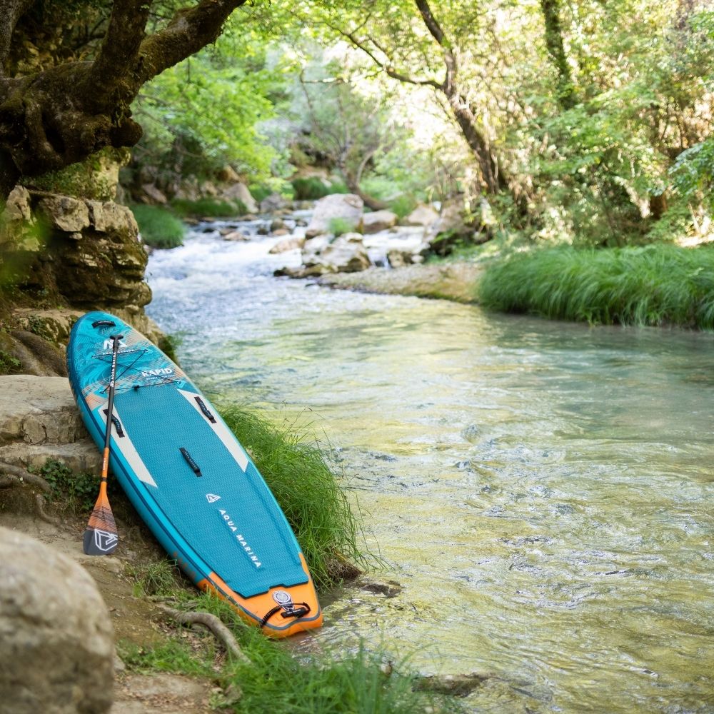 RAPID 9'6" White Water Inflatable Stand Up Paddle Board