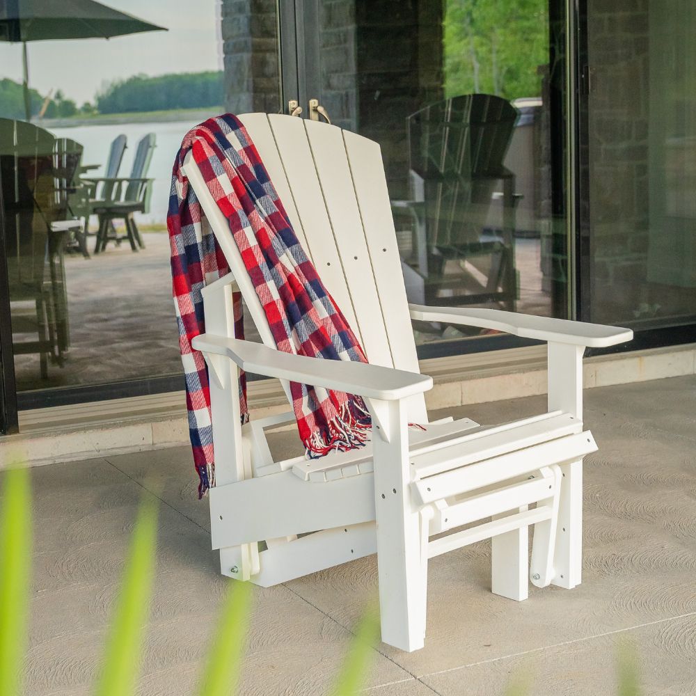 Adirondack Single Glider Chair