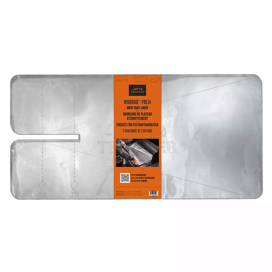 Traeger Woodridge Series/Pro 34 Drip Tray Liner - 5 Pack