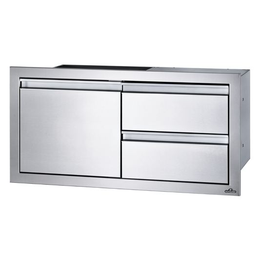 Napoleon 36" x 16" Single Door & Double Drawer Combo