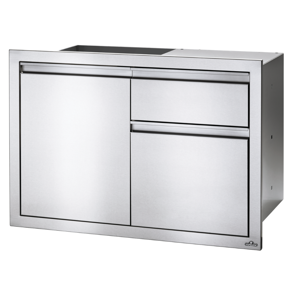 Napoleon 36" x 24" Single Door & Waste Bin Drawer