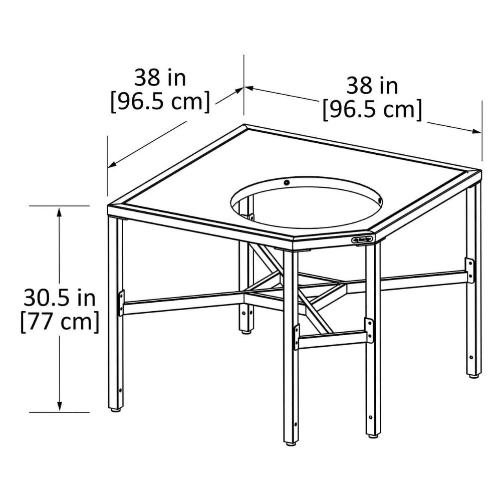 Big Green Egg Modular Nest Corner Unit