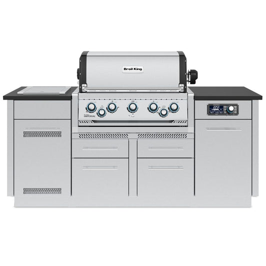 Broil King Imperial QS 590i Gas Grill Built-In Island