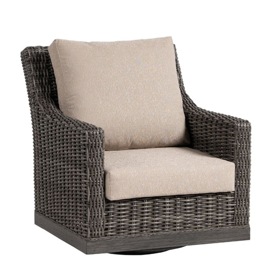 Budapest Swivel Gliding Club Chair