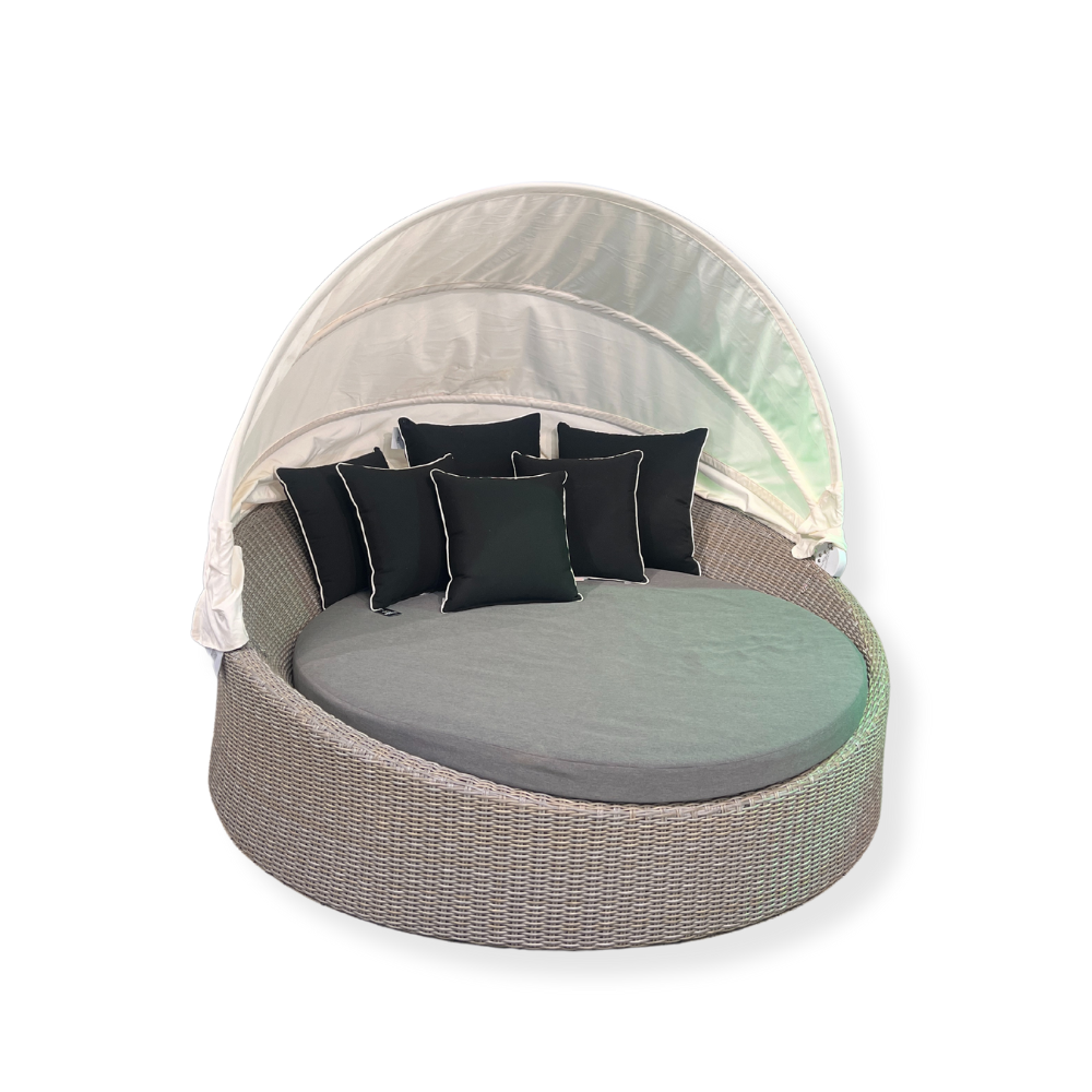 Universal Wicker Daybed - Driftwood