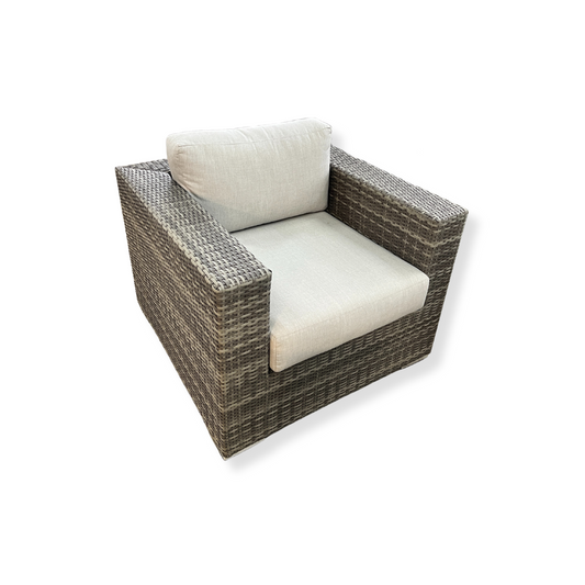 Bora Club Chair - White Mushroom