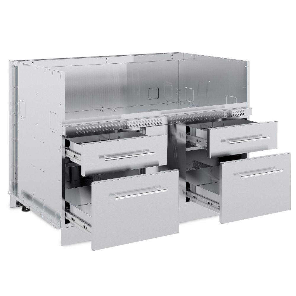 Broil King Built-In Stainless Steel 6 Burner Cabinet