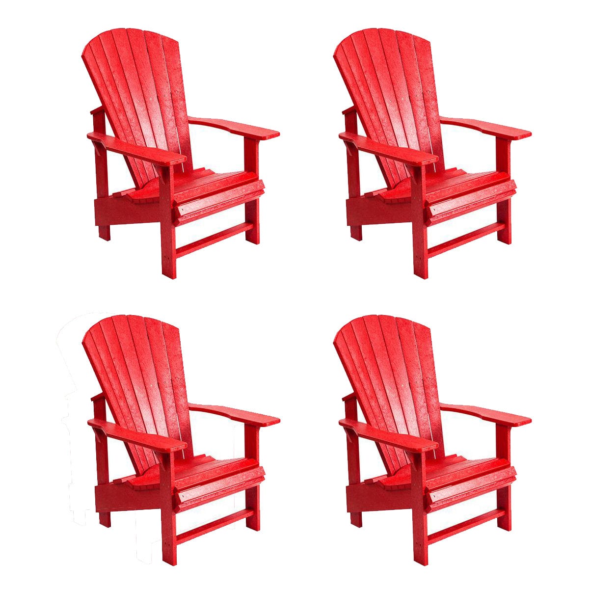 Upright Adirondack Chair 4 Pack **VALUE BUNDLE** InsideOut