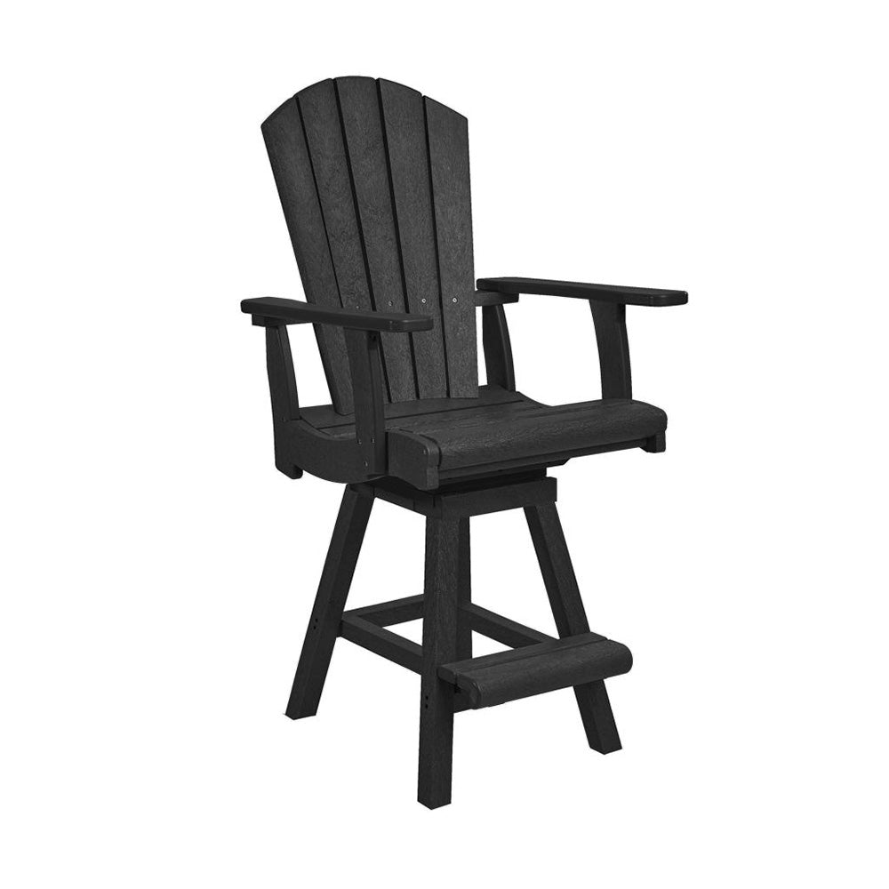 Adirondack Swivel Arm Counter Chair