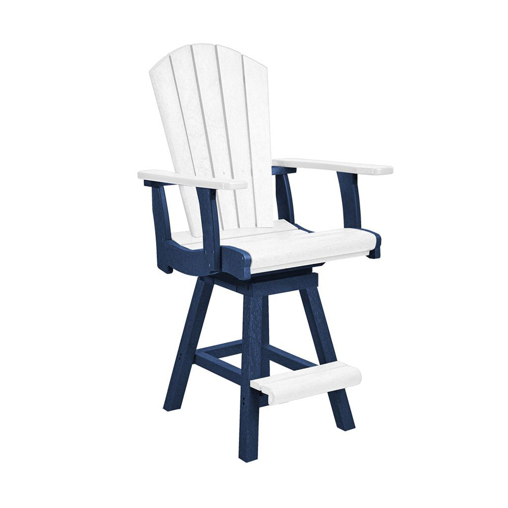 Adirondack Swivel Arm Counter Chair