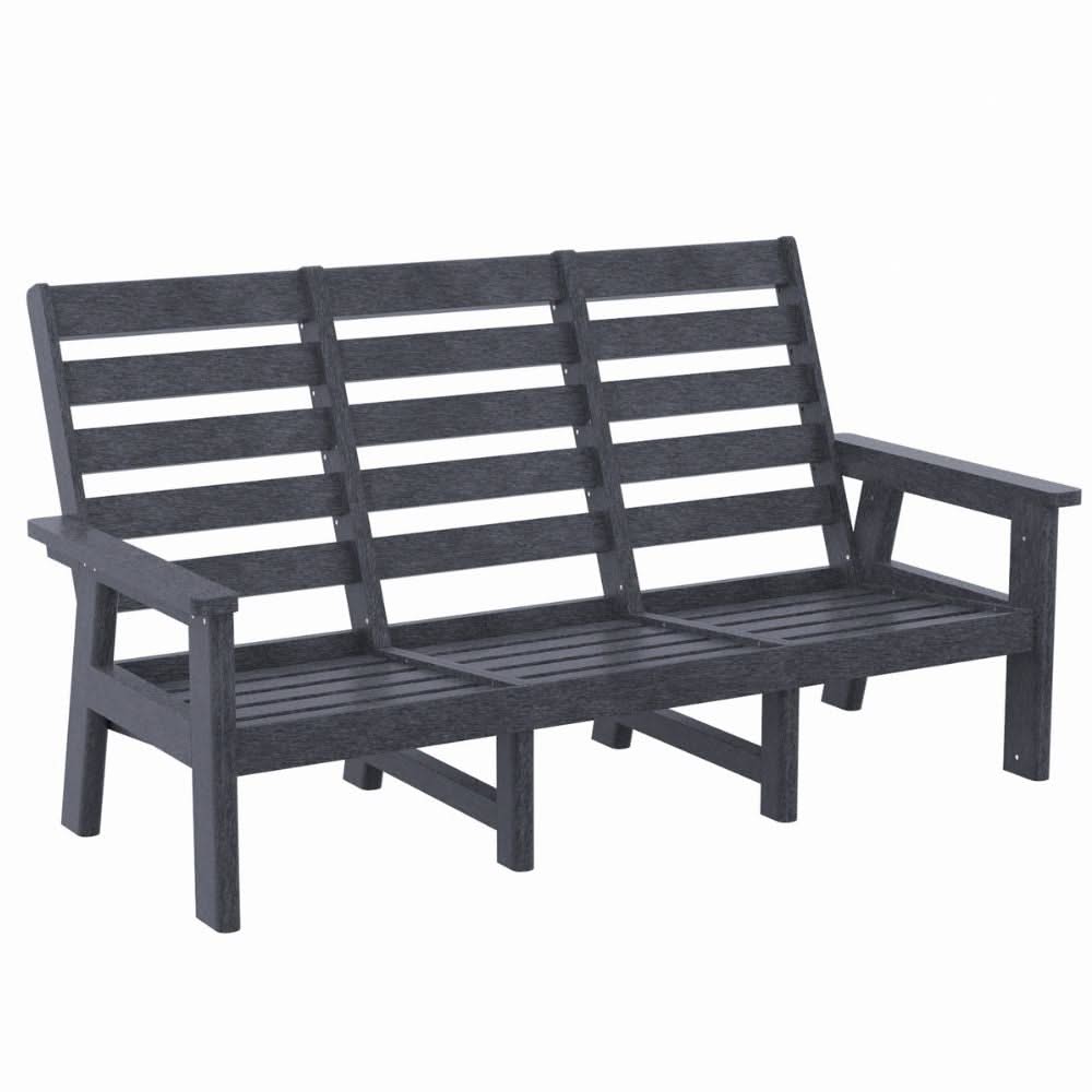 Charleston 3pc Club Set with 2 Club Chairs & Sofa