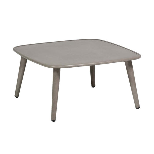 Coconut Grove 32" Square Chat Table - Pearl