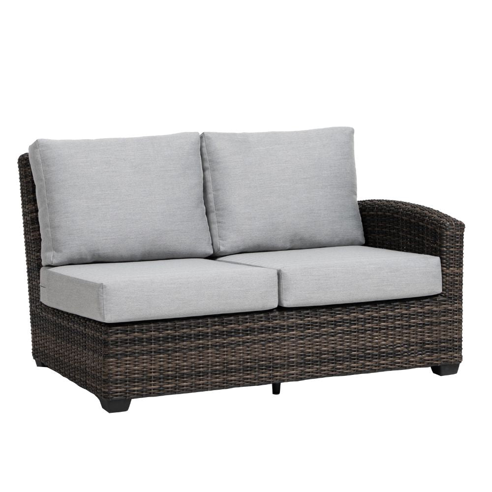 Coral Gables 3pc Sectional with Curved Corner