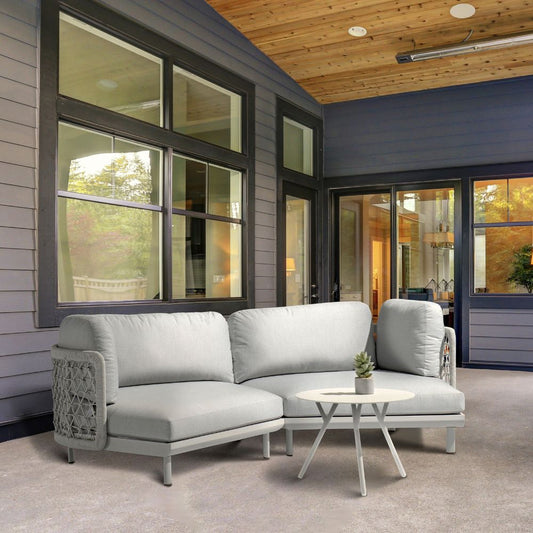 Club Collection Curved Sofa