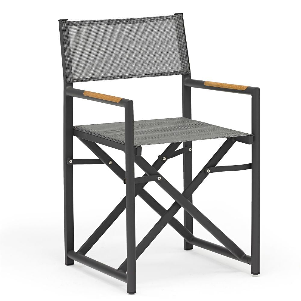 Polo Collection 9pc Dining Set with Director Chairs