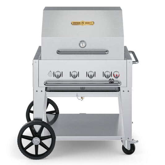 Crown Verity 30" Mobile Grill: Dome Package