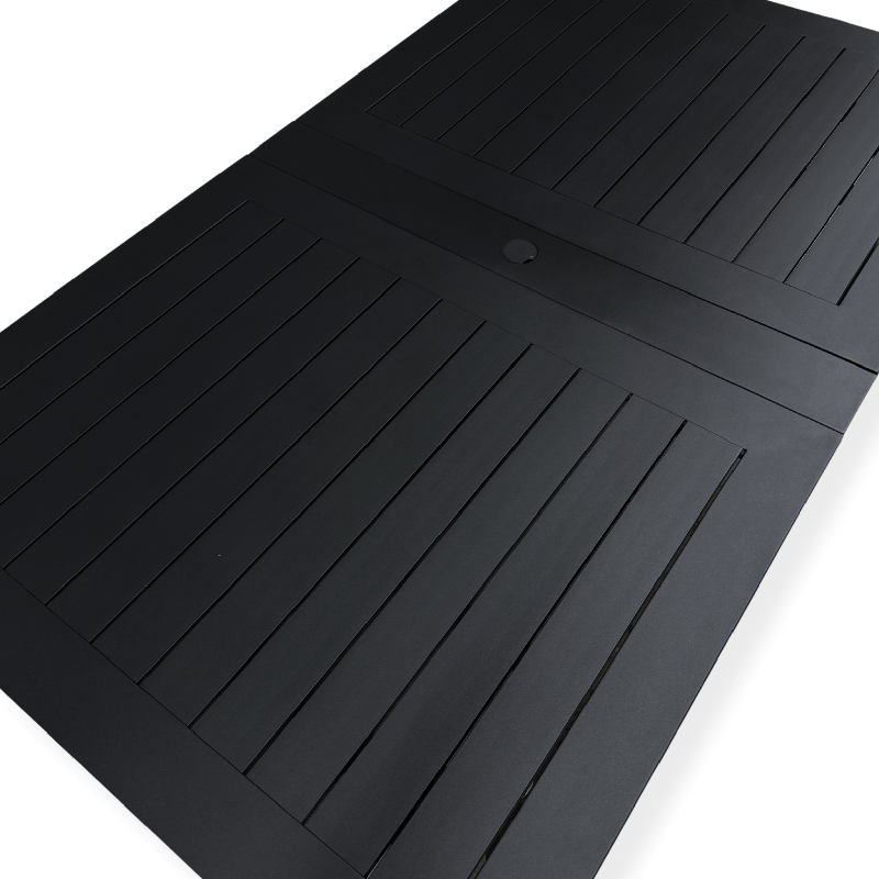 Cove 44" x 74" x 89" x 105" Extension Dining Table