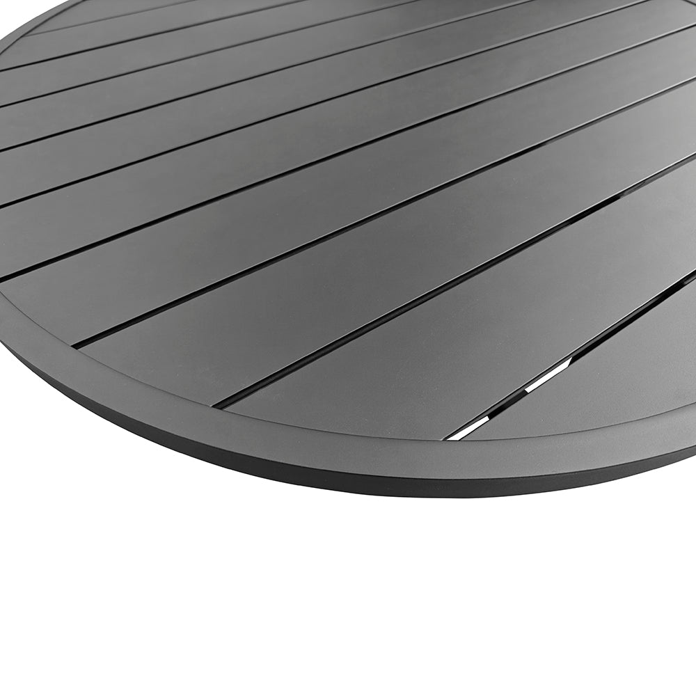 Cove 42" Round Coffee Table - Black