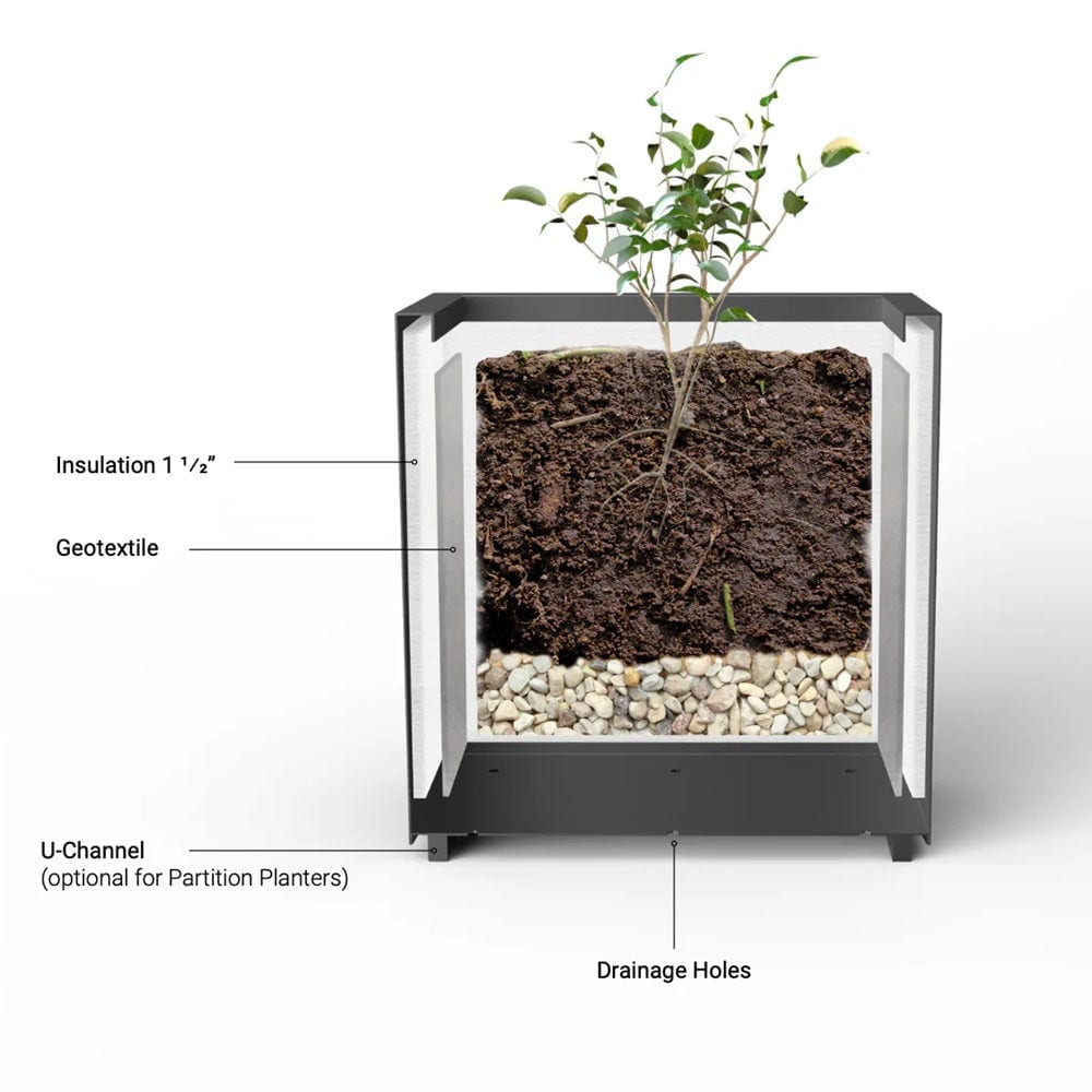 24" Cube Planter