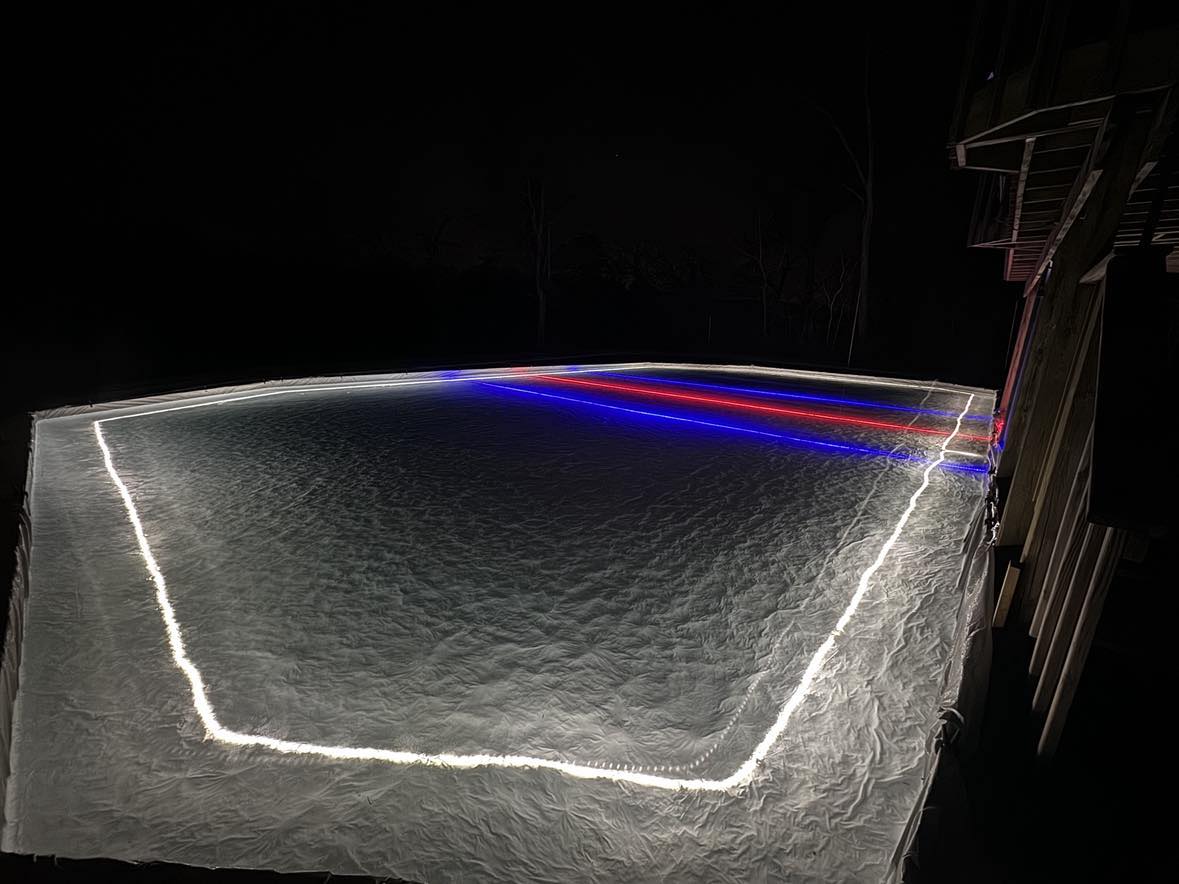 NiceRink Under Ice 30' Light - Red
