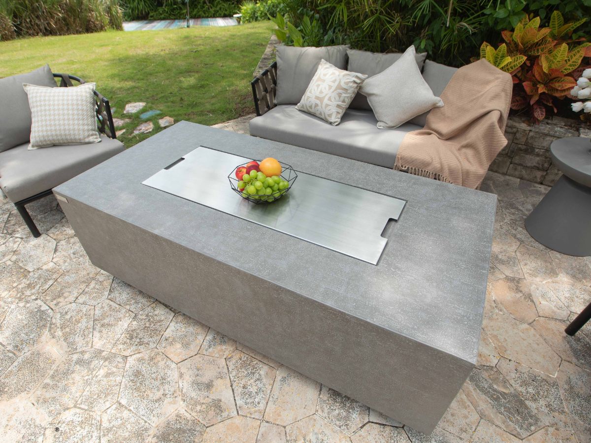 15.5"W x 41"L Stainless Steel Lid: Andes