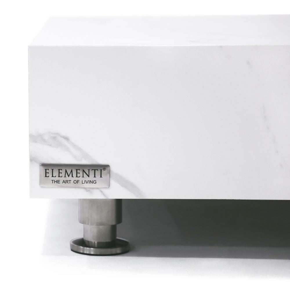Bianco Large Porcelain Square Coffee Table