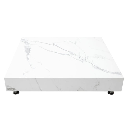 Bianco Large Porcelain Square Coffee Table