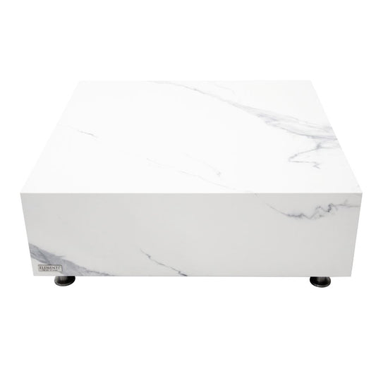 Bianco Medium Porcelain Square Coffee Table