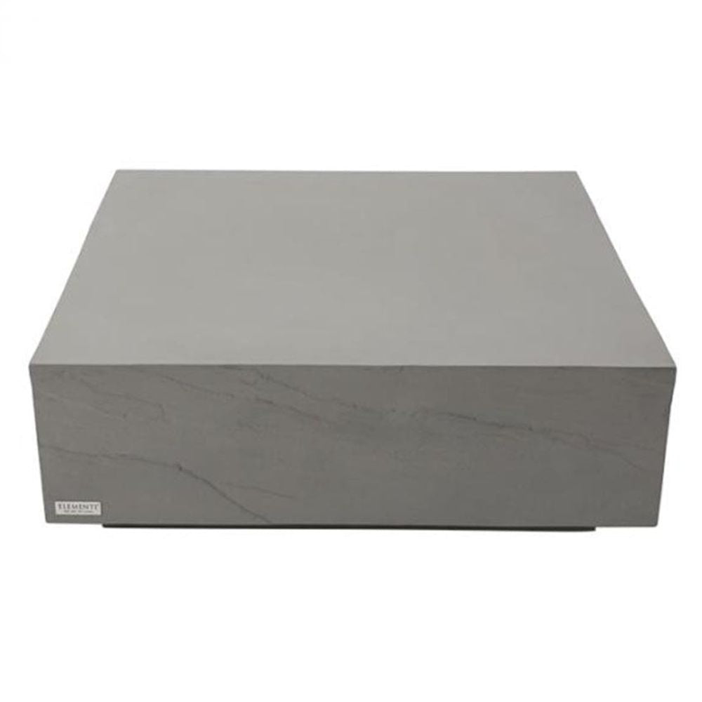 Colorado Sandstone Series Large Square Cast Concrete Coffee Table