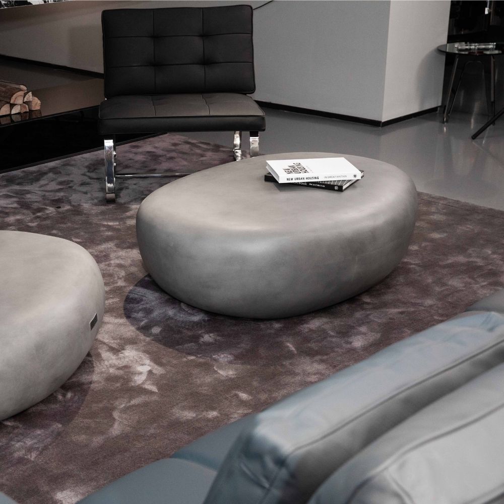 Hawaii Pebble Cast Concrete Large Coffee Table