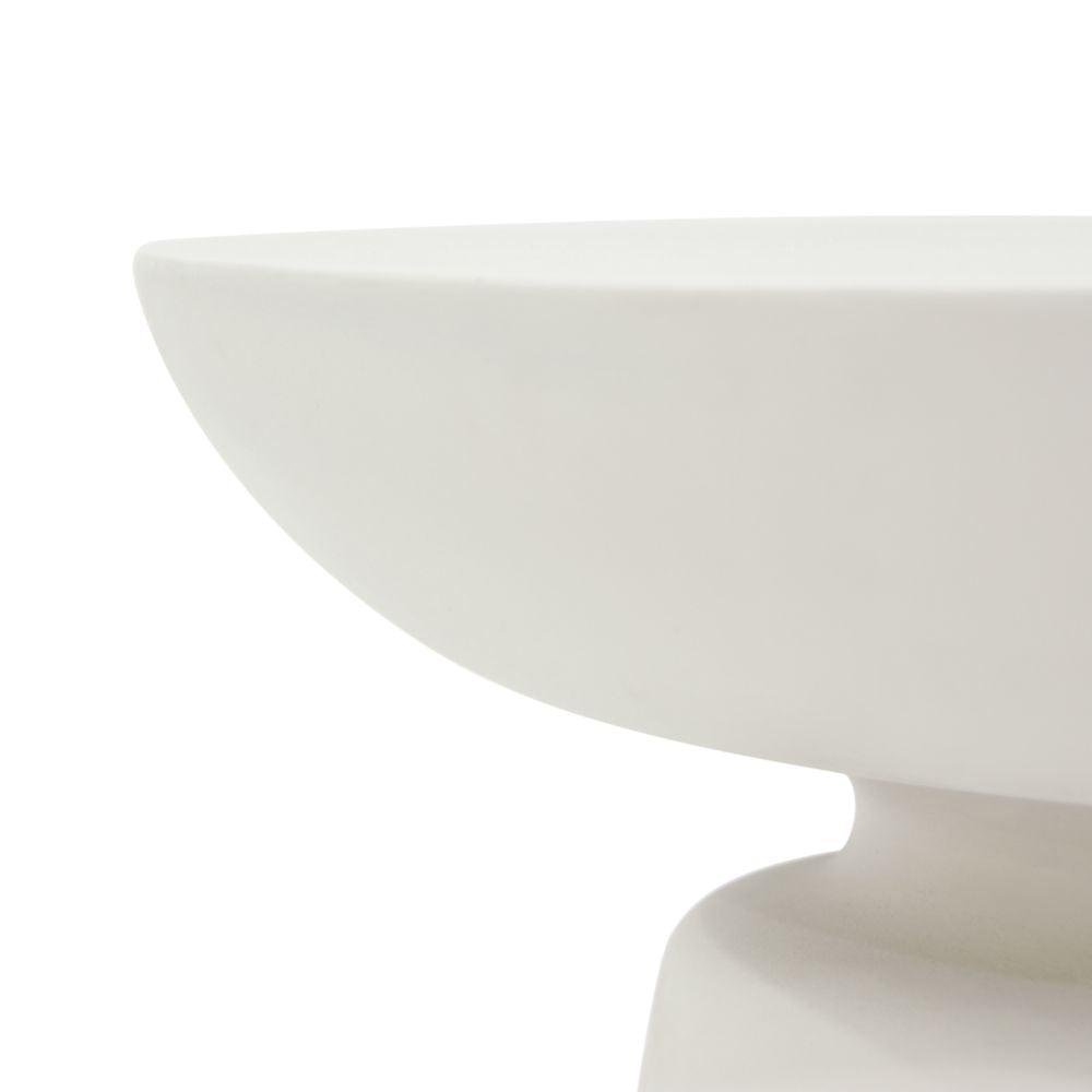 Kylix Series Large Cast Concrete Side Table