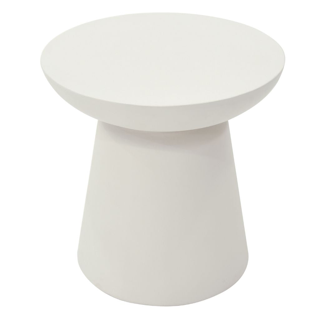 Kylix Series Large Cast Concrete Side Table