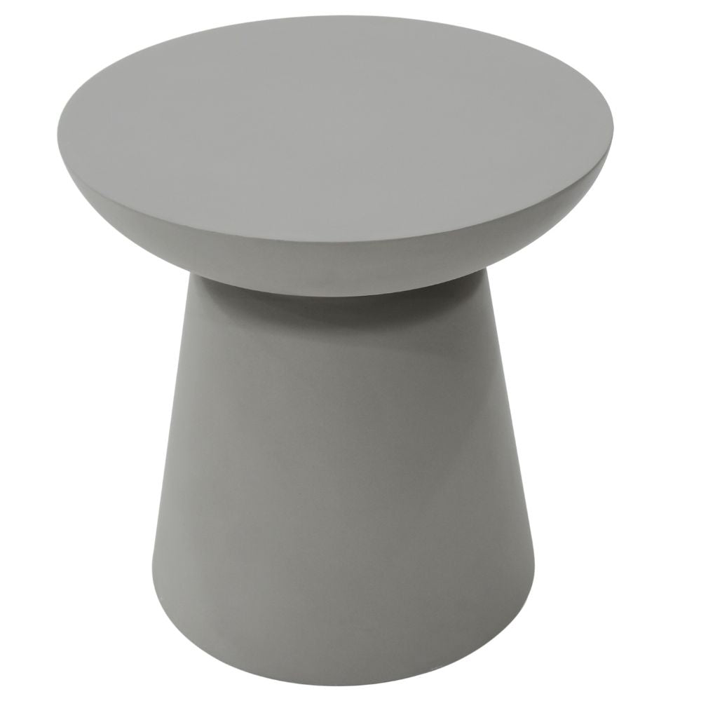 Kylix Series Large Cast Concrete Side Table