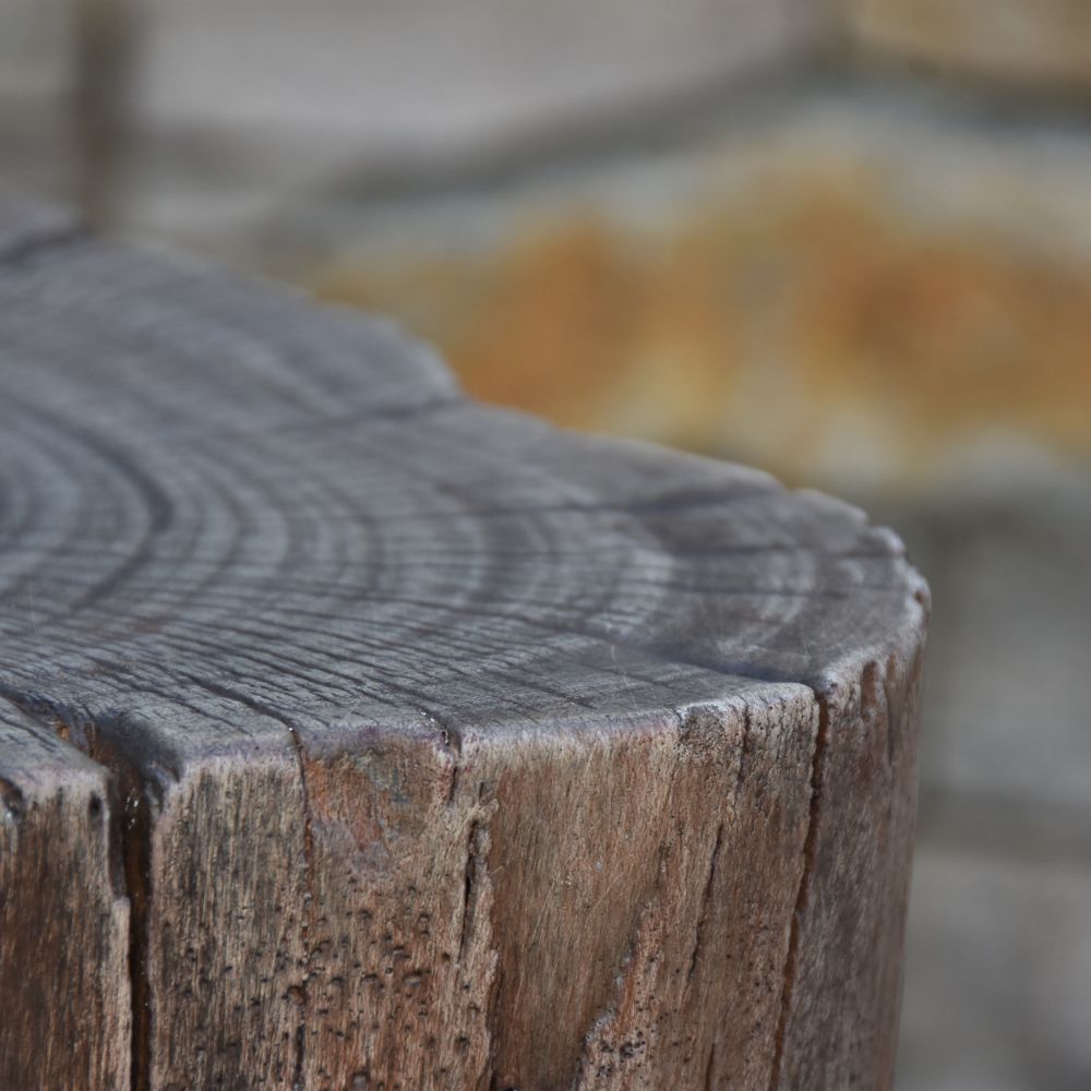 Warren Redwood Cast Concrete Seat