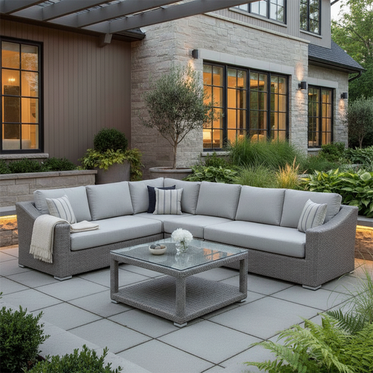 East Lake 4pc Sectional - Driftwood