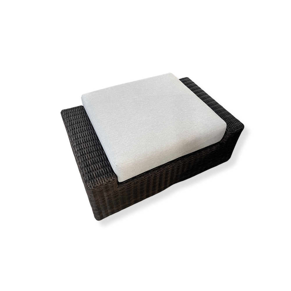 East Lake Ottoman - Colonial Brown