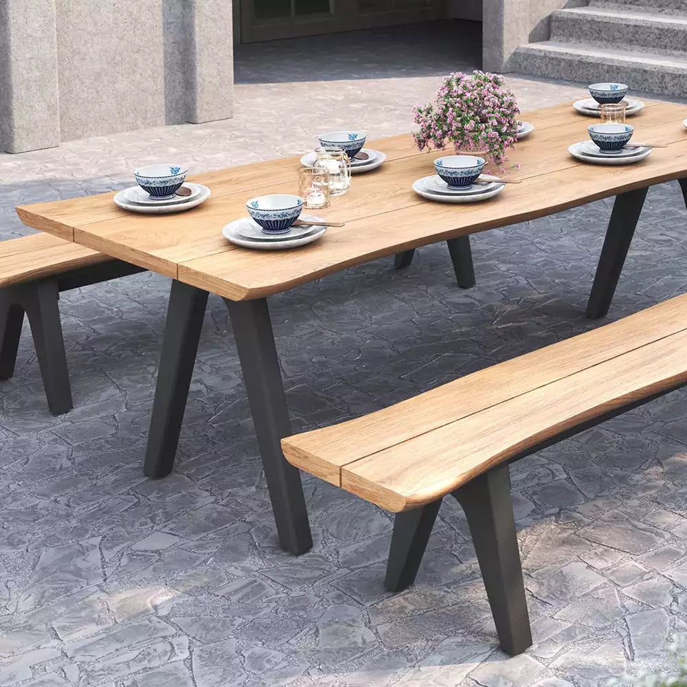 Gera 39" x 94" Live Edge Dining Table