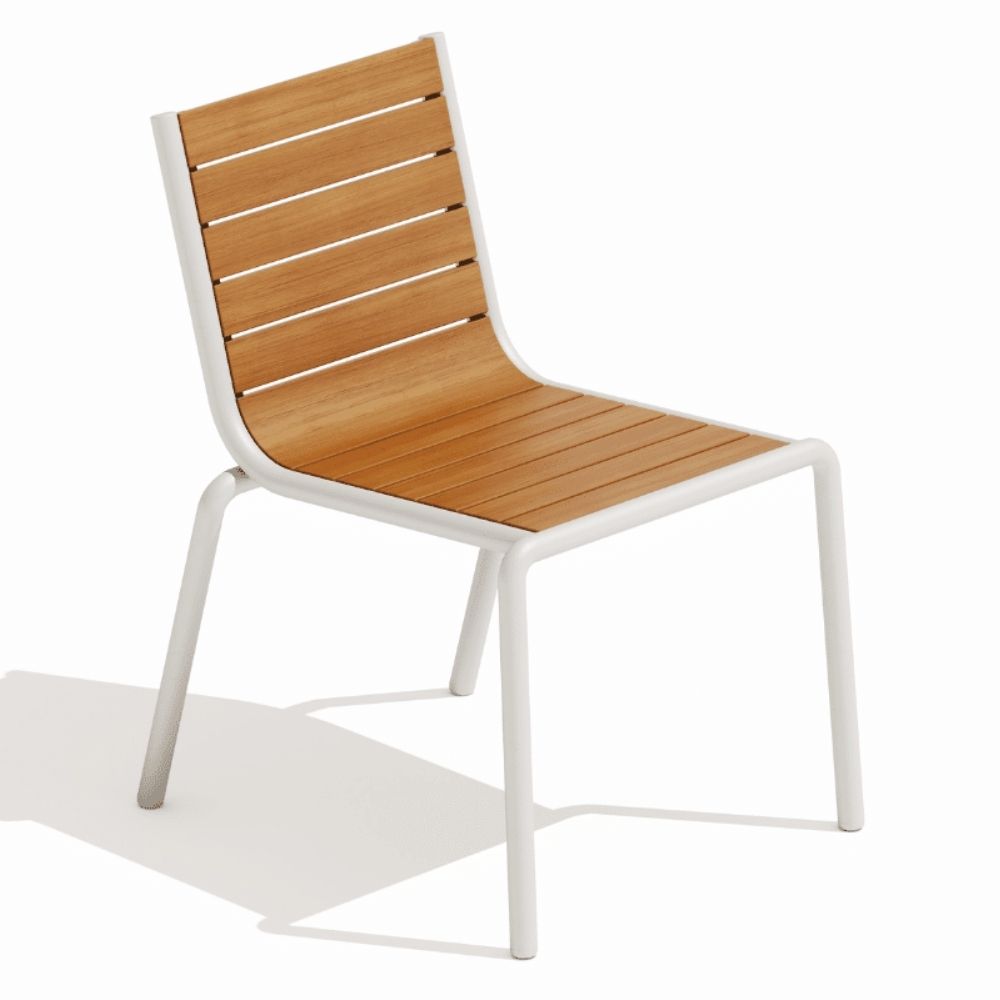 Island Faux Wood Dining Side Chair - Set of 4