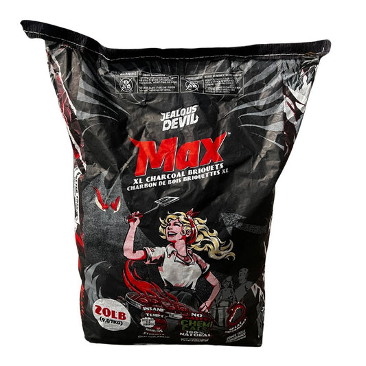 Jealous Devil Max XL 20lbs Charcoal Briquettes