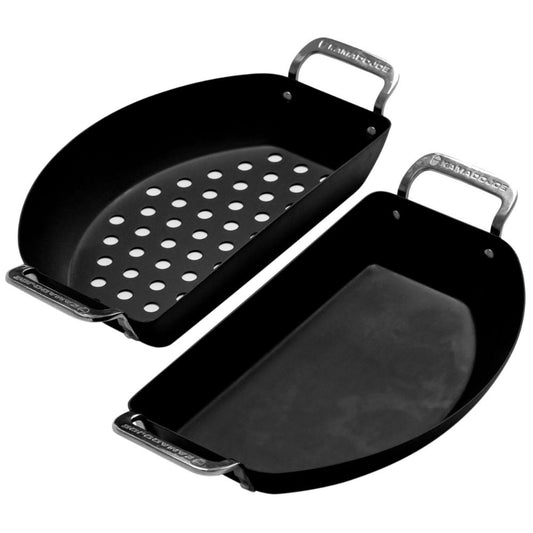 Kamado Joe Karbon Steel Half Moon Pan