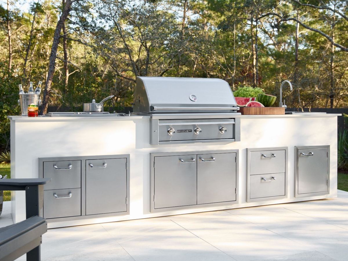 Lynx 36" Built-In Sedona Gas Grill with 3 Stainless Steel Burners