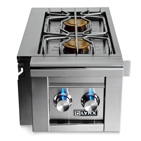 Lynx Professional Cart Mounted Double Side Burner