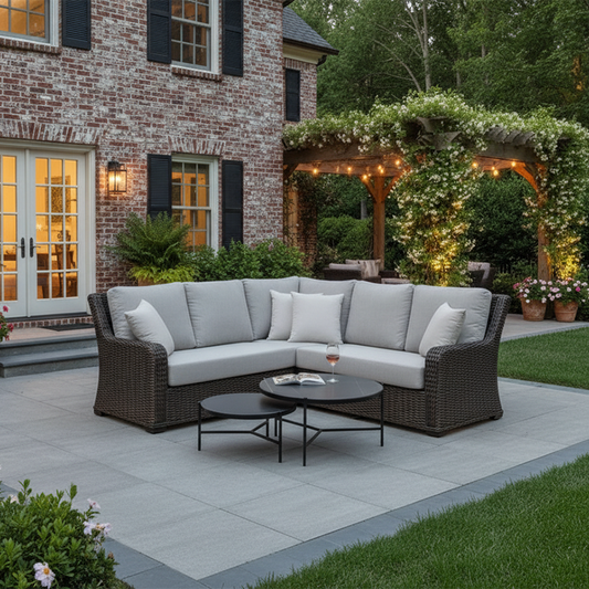 Laurent 3pc Sectional - Chestnut