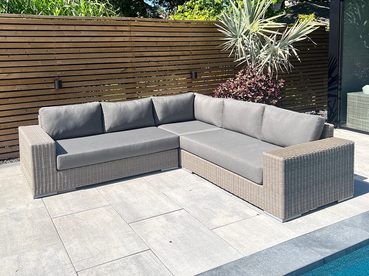 Lotus 3pc Sectional - Driftwood